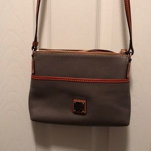 Authentic Dooney & Bourke leather shoulder bag